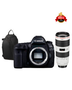 Camara DSLR Canon EOS 5D Mark IV c/ EF 70-200mm f/2.8 L IS USM III + mochila