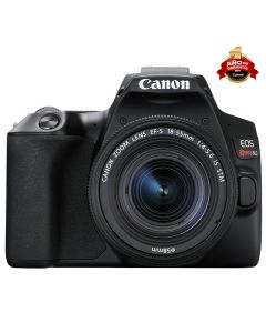 Cámara Canon EOS Rebel SL3 con lente EF-S 18-55mm f/4-5.6 IS STM